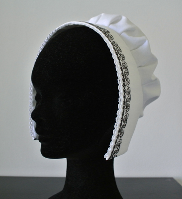 Renesanční pokrývka hlavy - French hood