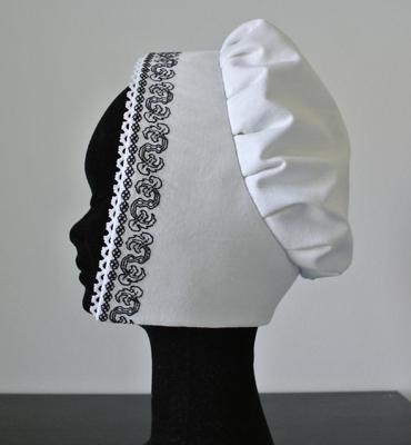 Renesanční pokrývka hlavy - French hood
