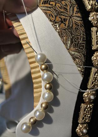 Renesanční čepec - French Hood